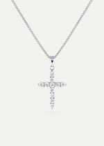Classic Diamond Cross Necklace